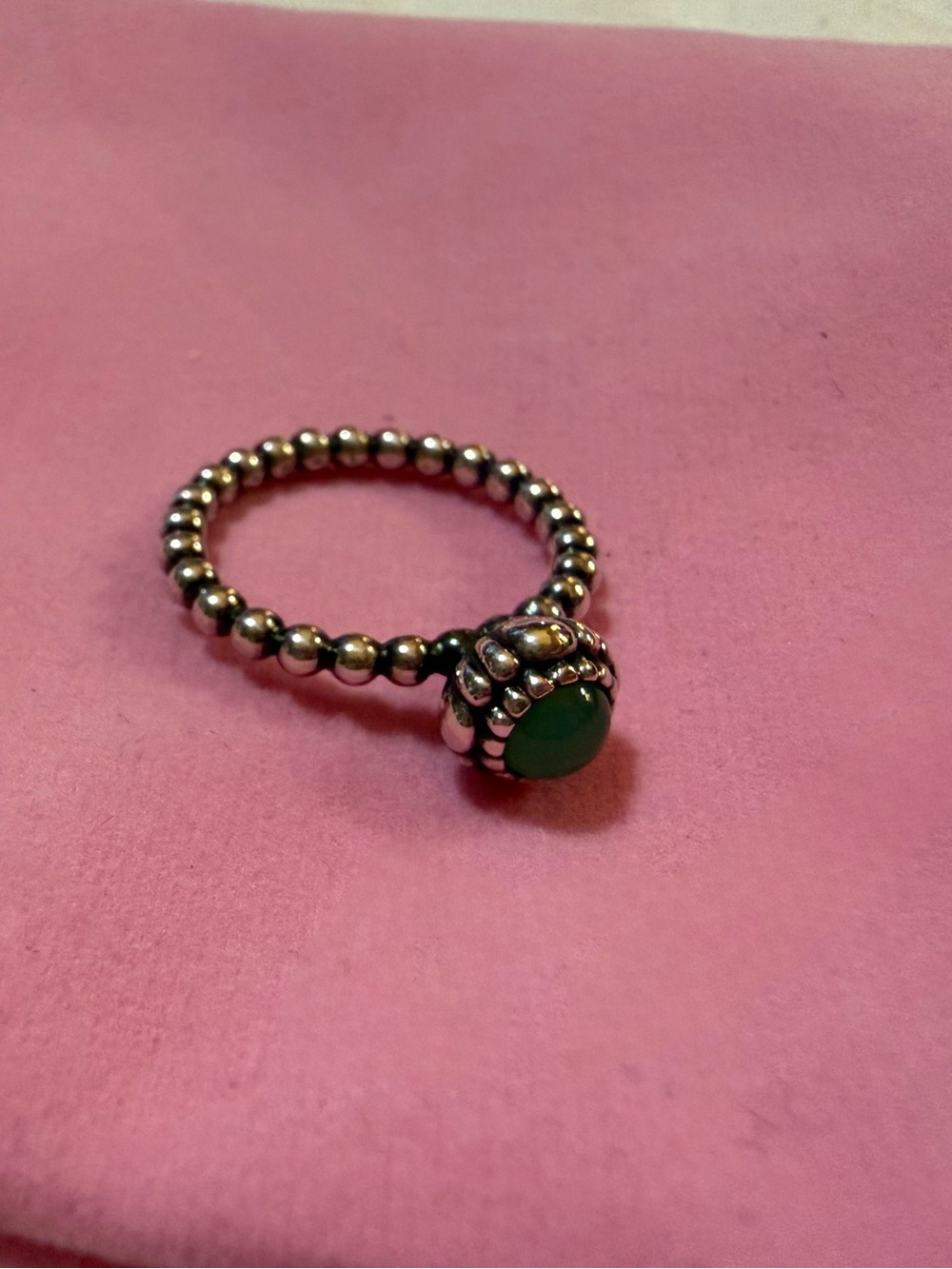 retired genuine Pandora "Birthday Blooms" ring, - Picture 3 of 6